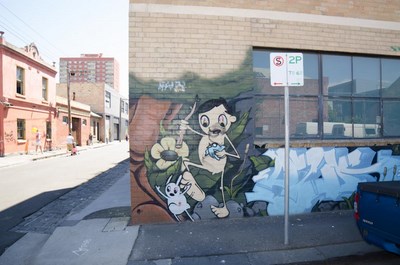 photo graffiti Melbourne, Australie 