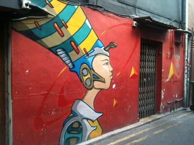 photo graffiti Little India, Singapoure 
